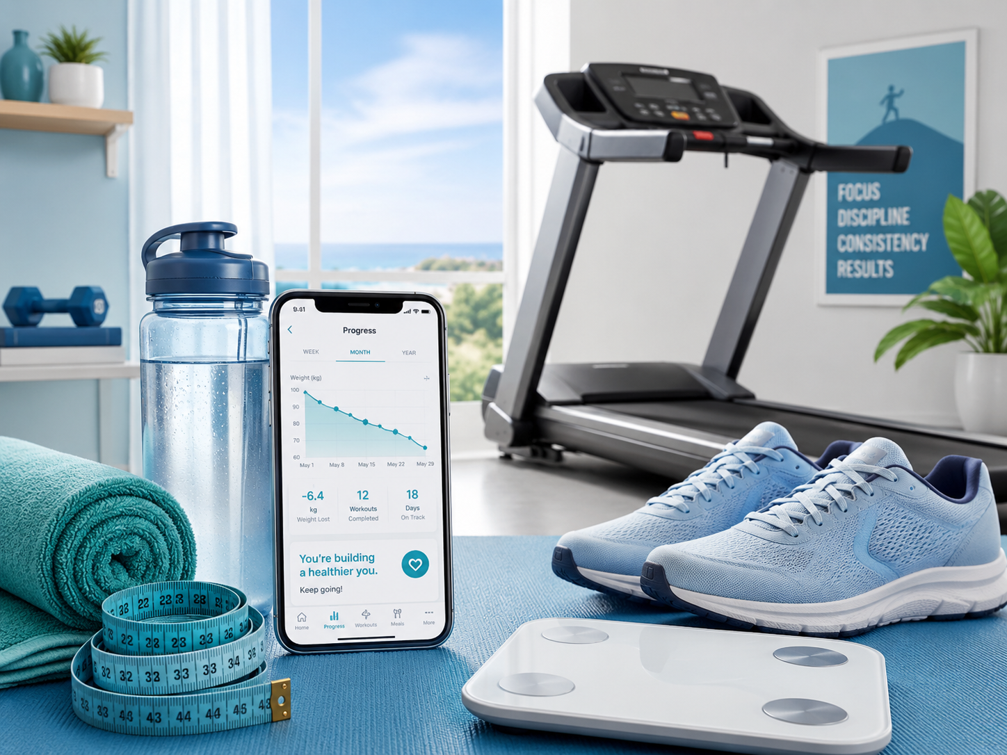 Workout diary visual